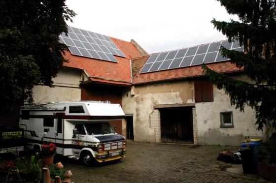 22.9.2013  Die Photovoltaikanlage läuft 